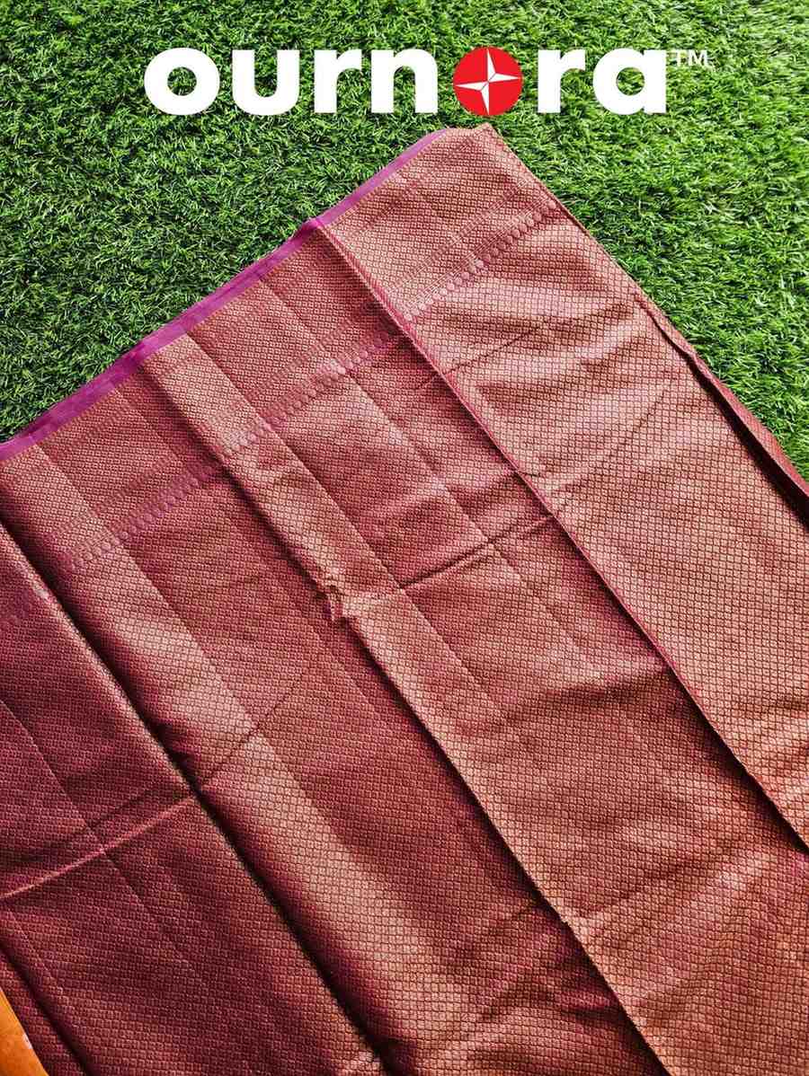 O11B001 - BANARASI SAREE WITH BANDHANI MOTIFS
