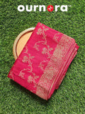 O11B002 - BANARASI SAREE WITH FLORAL ZARI