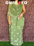 022K001 - VISCOSE GEORGETTE SALWAR SUIT